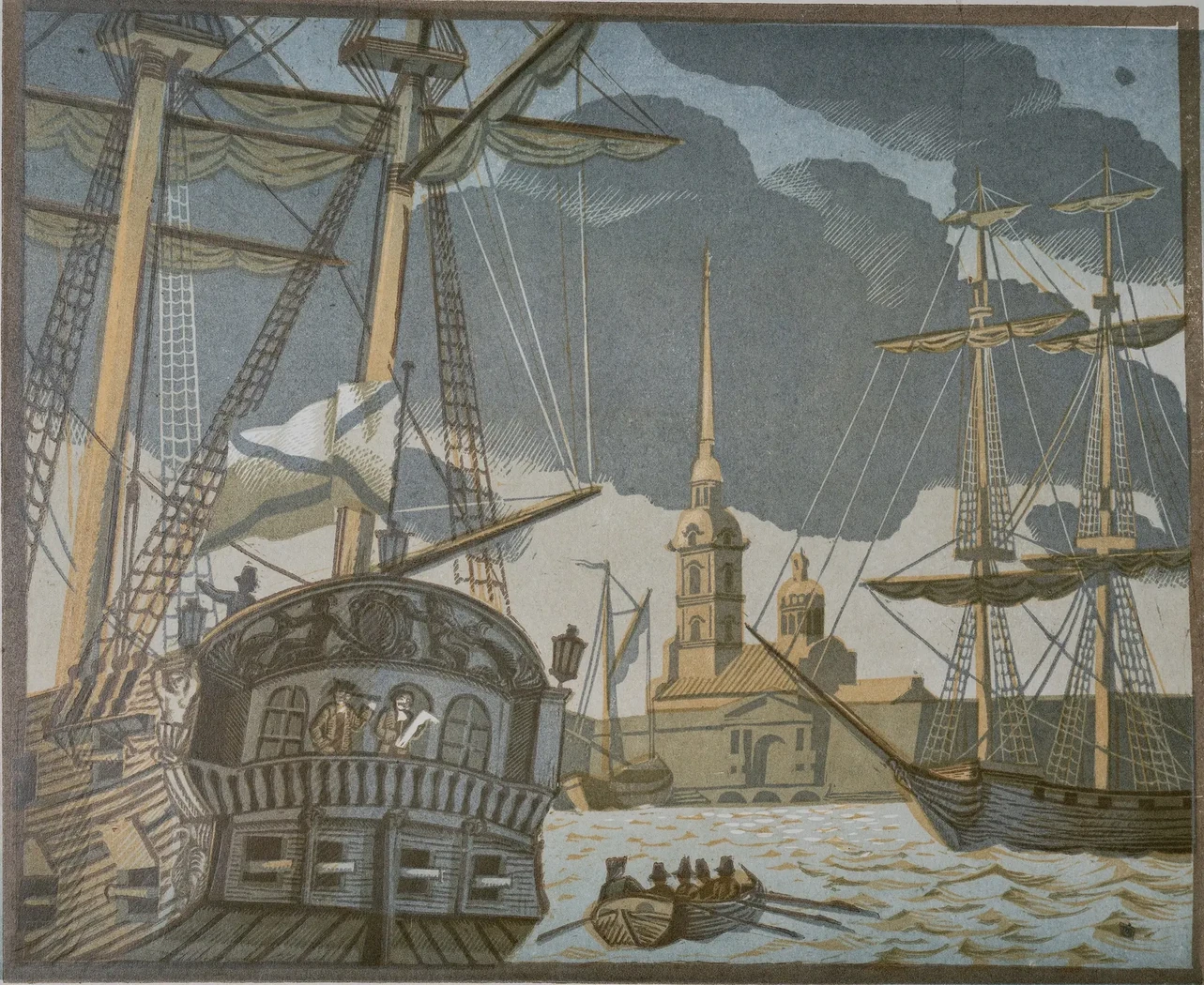 «Петербург 17 века», 1980 г., Почтенная Ксения Остаповна, художник, купить картину.