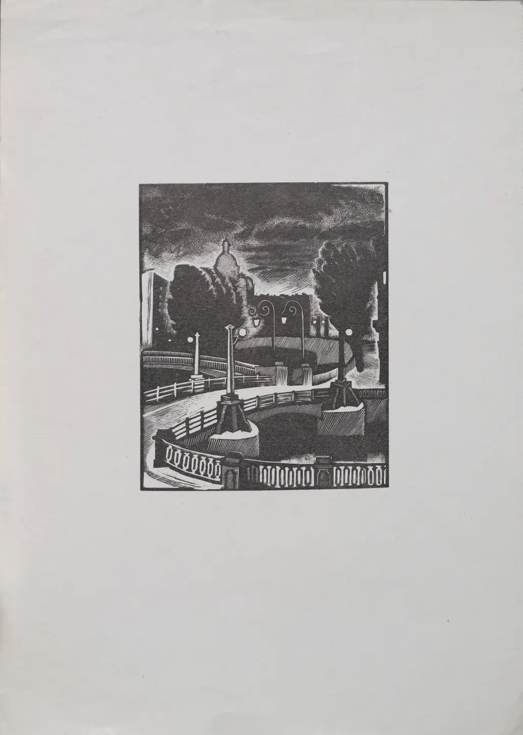 «Вид на Исаакиевский собор», 1980 г., Гончаров Андрей Дмитриевич, художник, купить картину.