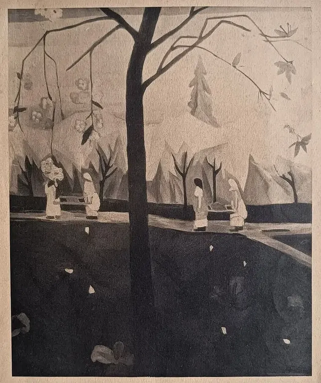 «Весна в деревне» Гончарова Н.С.