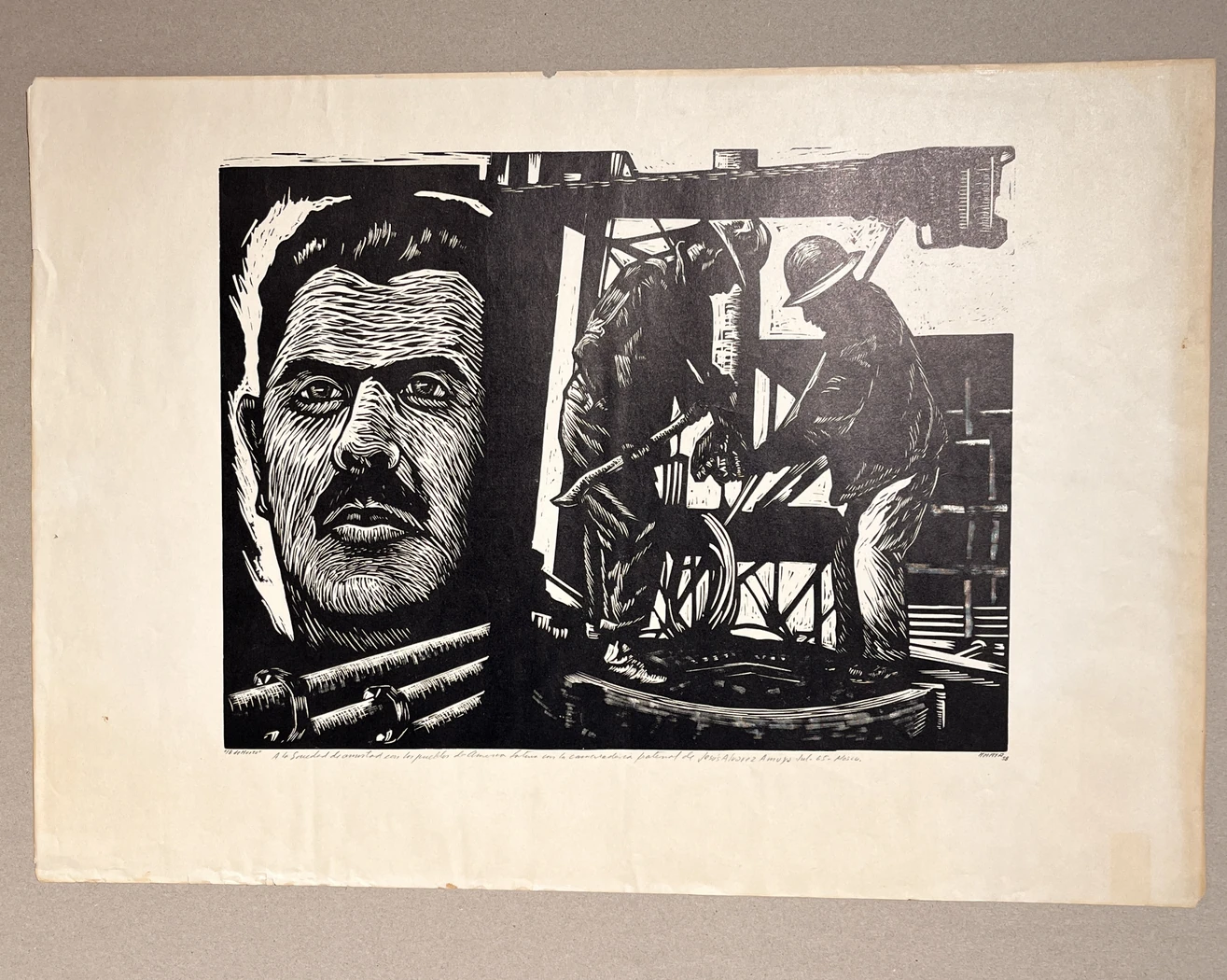 «Завод», Jesús Álvarez Amaya, художник, купить картину, купить, работы, аукцион, графика, галерея ОПХ, Bidspirit, бидспирит, магазин