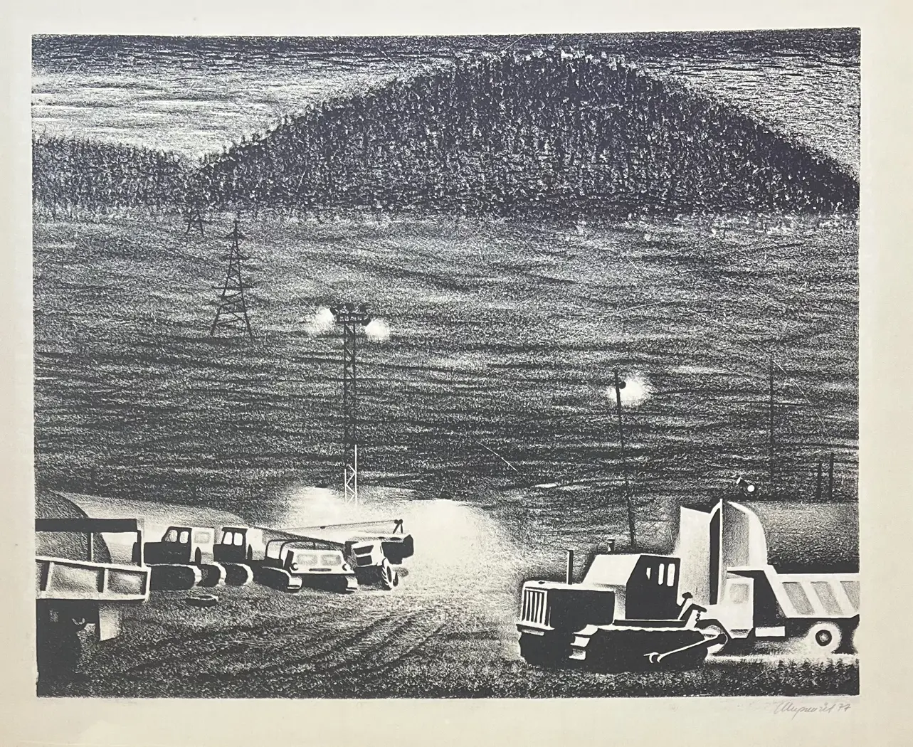 «Пейзаж», Сергей Алексеевич Кирпичев, художник, купить картину.