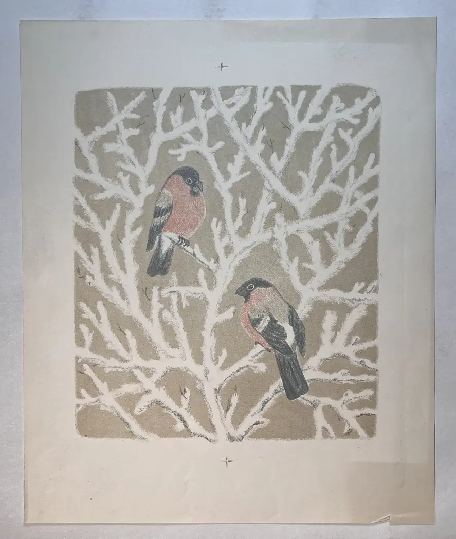 «Снегири», Вальцефер Ксения Борисовна, художник, купить картину.