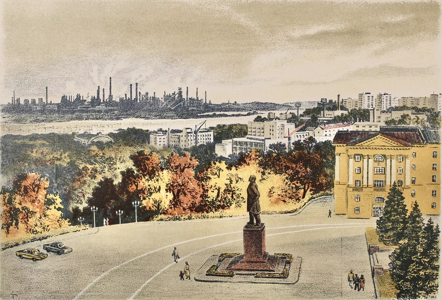 «Площадь В.И. Ленина»,Н.В.Дьякова