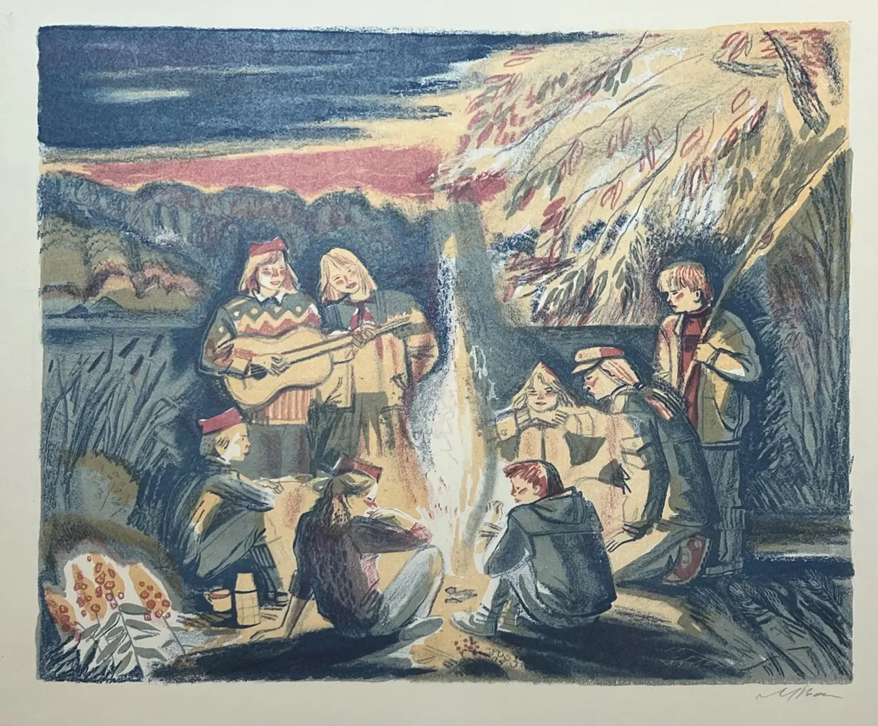 «У костра», Важова Марина Александровна, художник, купить картину.
