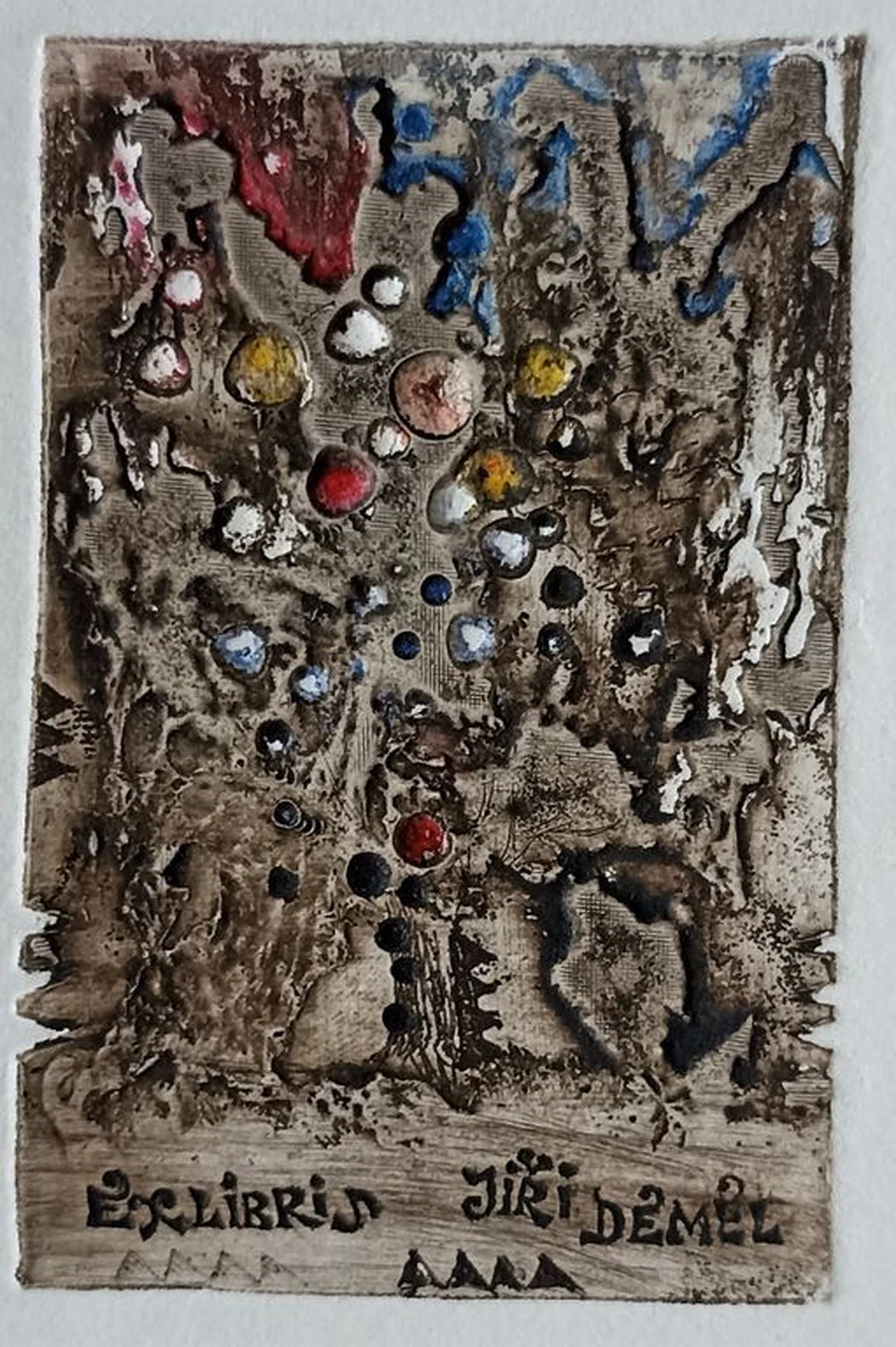 «экслибрис, Jiri Demel» Тиханович Г.Е.