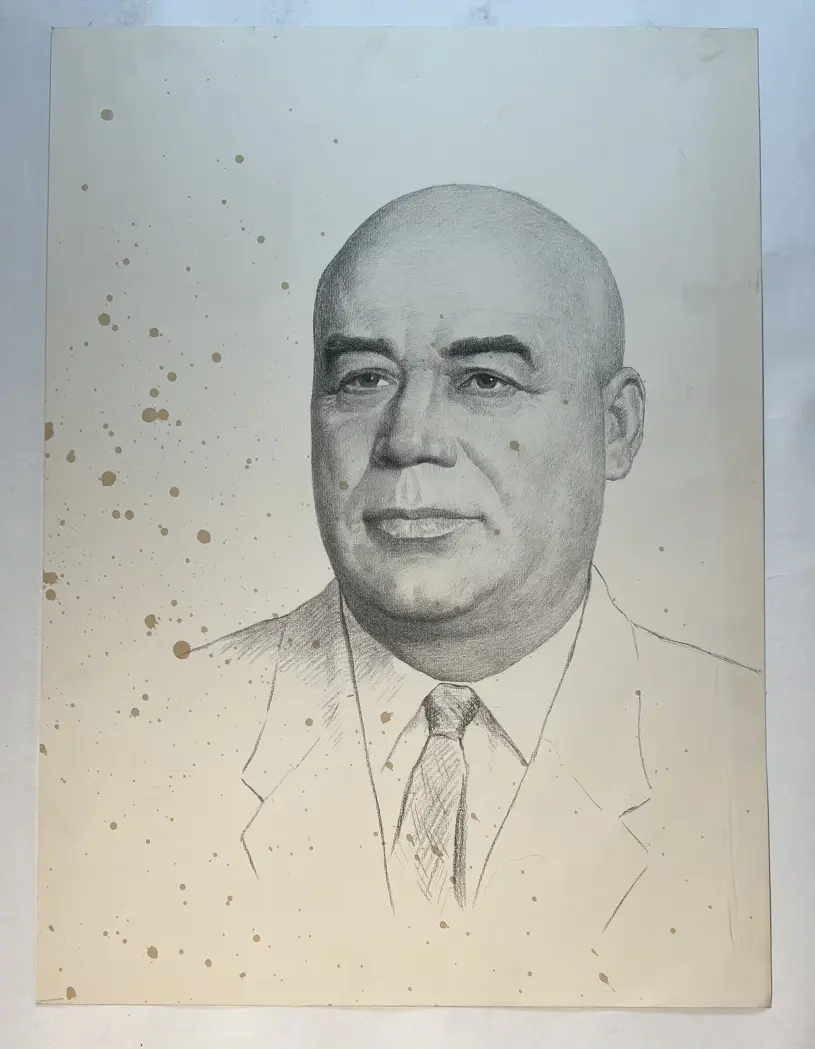 «Петр Ефимович Шелест», Пентешин Иван Мильевич, художник, купить картину, купить, работы, графика, галерея ОПХ, аукцион