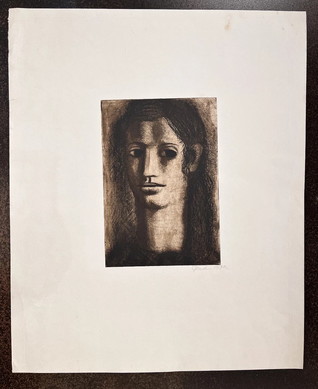 «Фея», Н.Х., художник, купить картину, купить, работы, аукцион, графика, галерея ОПХ, Bidspirit, бидспирит, магазин