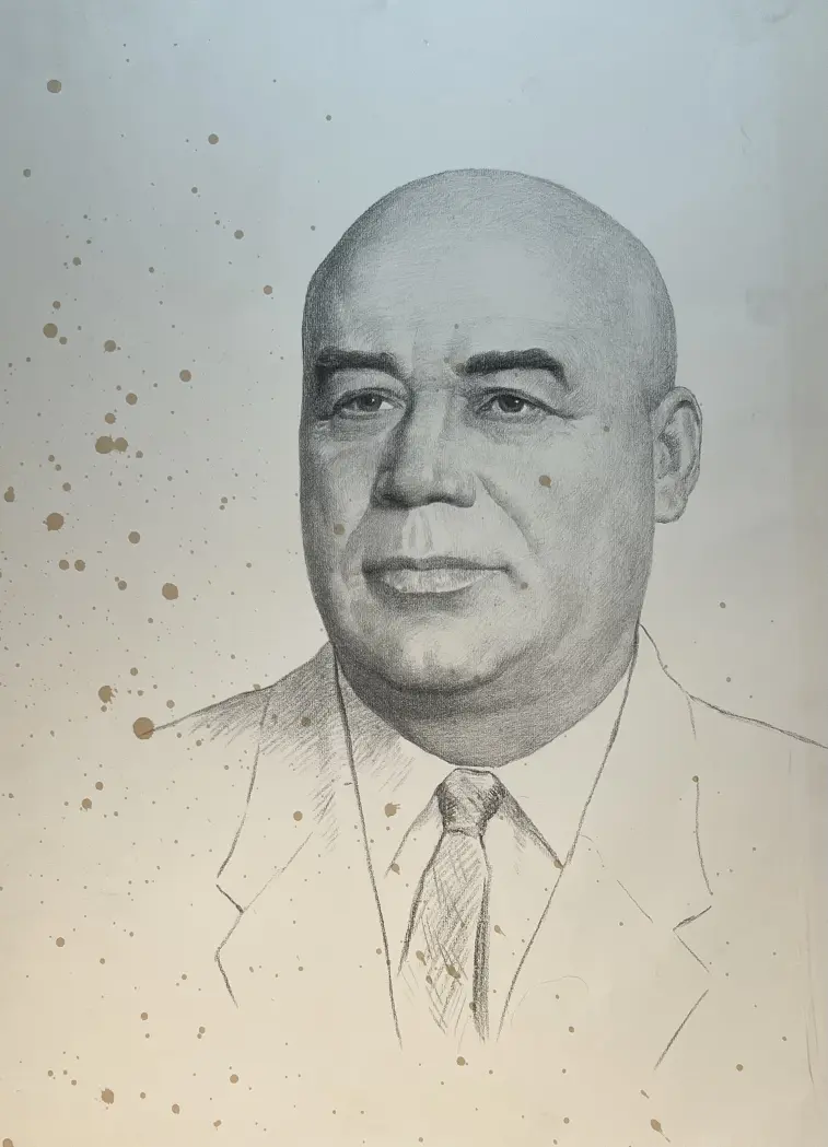 «Петр Ефимович Шелест», Пентешин Иван Мильевич, художник, купить картину, купить, работы, графика, галерея ОПХ, аукцион