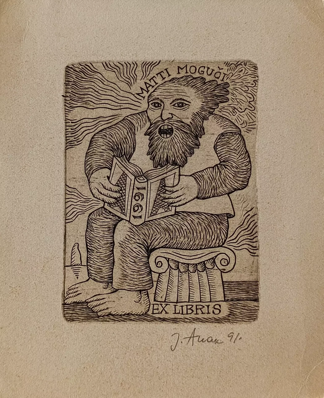 «Matti Moguci ex libris» Jüri Arrak