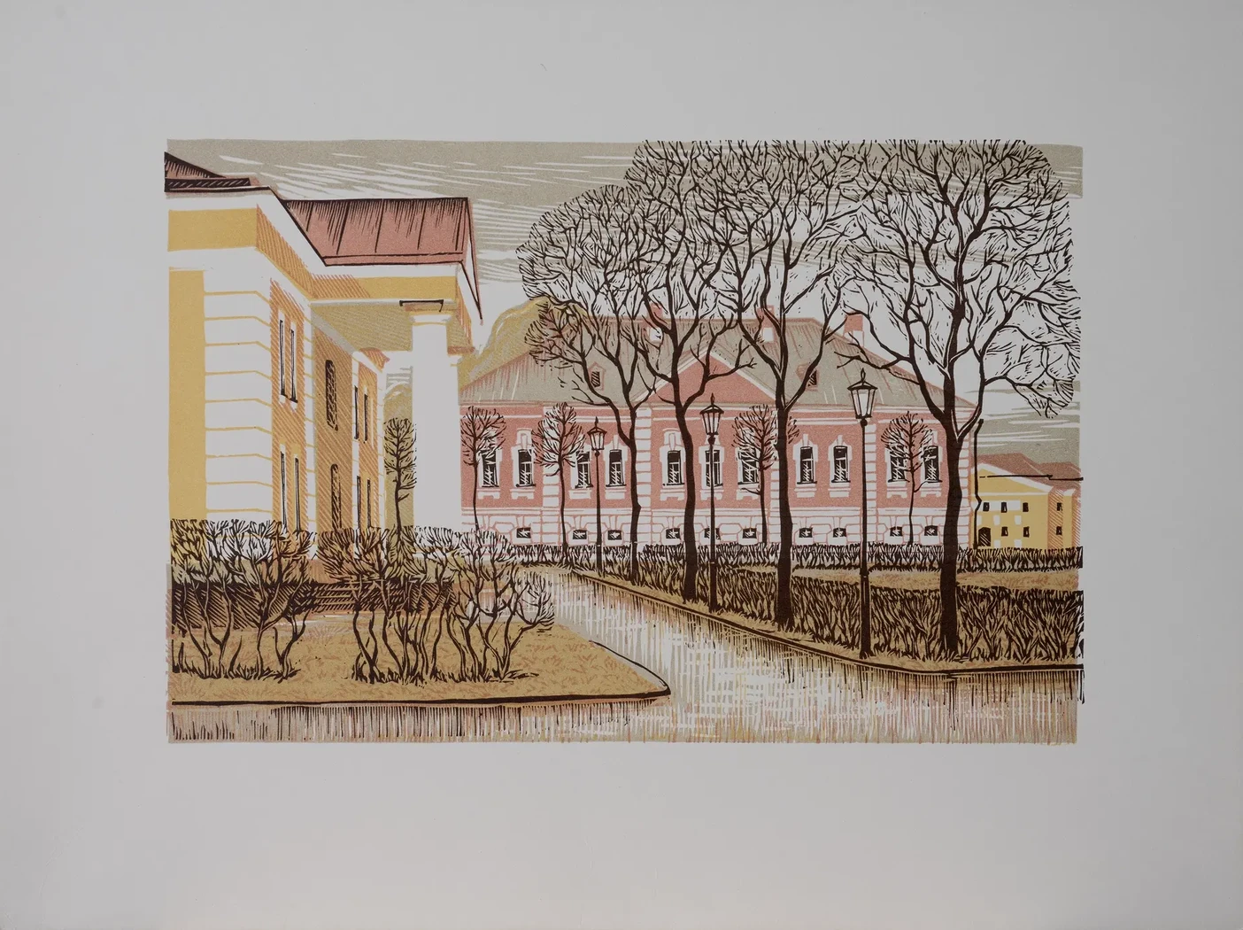 «Комендантский дом Петропавловской крепости», 1980 г., Ракицкий Борис Романович, художник, купить картину.