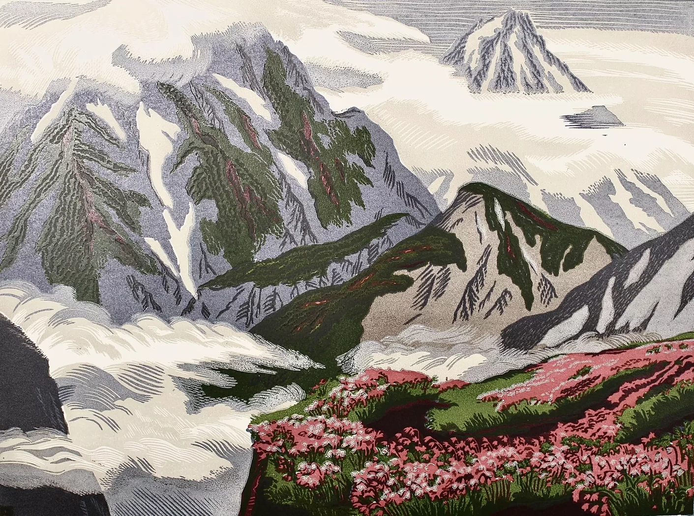 «Цветы в горах Камчатки», Н.В.Дьякова 