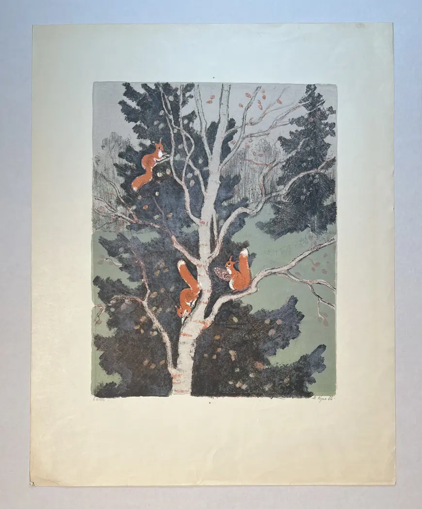 «Белки», Кукс Миней Ильич, художник, купить картину.