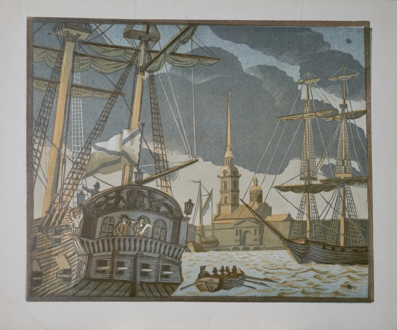 «Петербург 17 века», 1980 г., Почтенная Ксения Остаповна, художник, купить картину.
