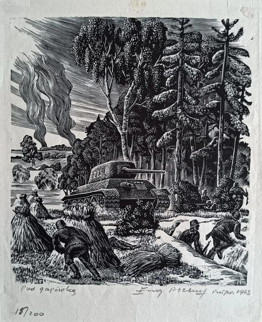 «Третий день, под домиком егеря» Eugeniusz Pichell