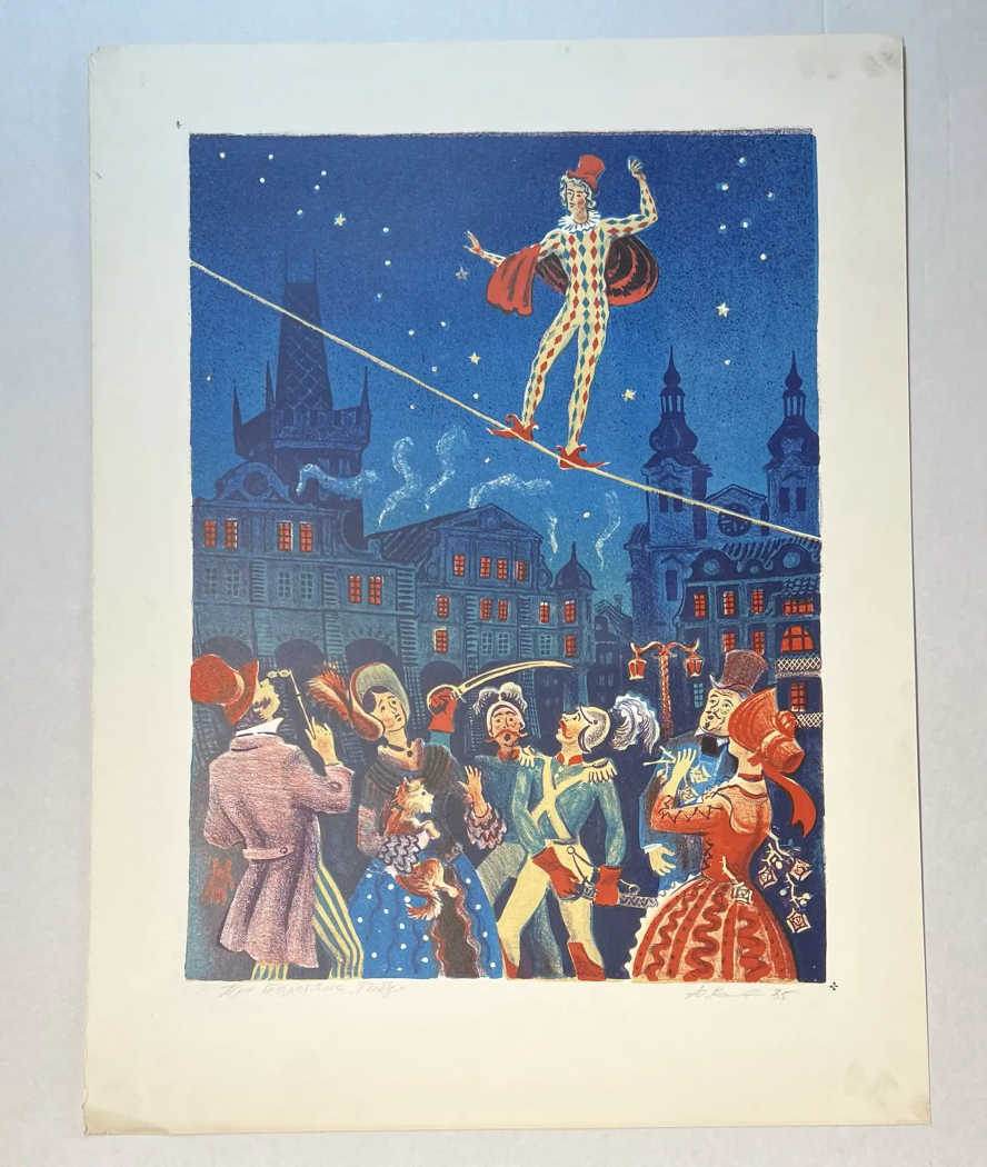 «Три толстяка. Тибул», Васильев Юрий Анатольевич, художник, купить картину, купить, работы, аукцион, графика, галерея ОПХ, Bidspirit, бидспирит, магазин