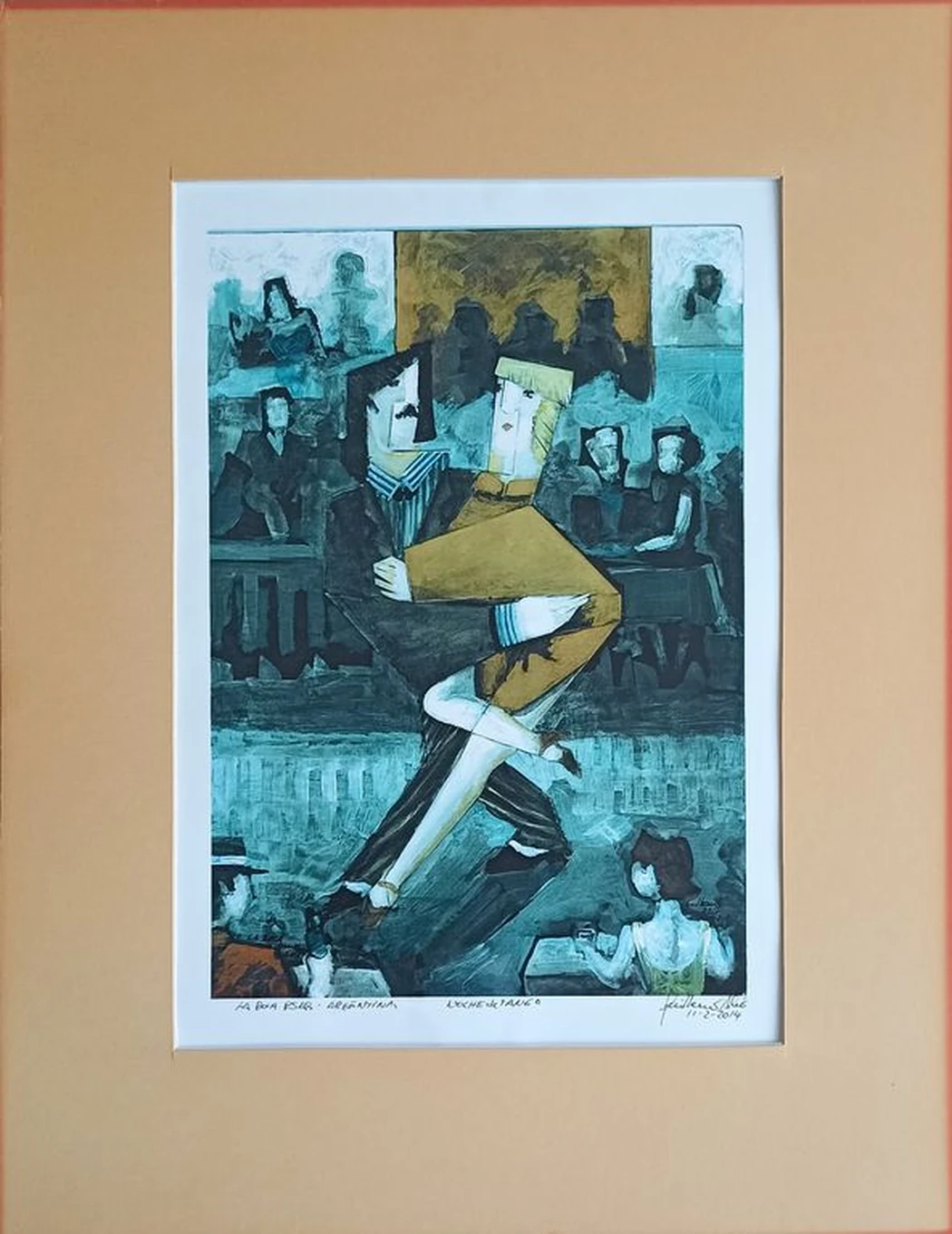 «Ла-Бока, Аргентина. Танго в кабаке» Guillermo Alio