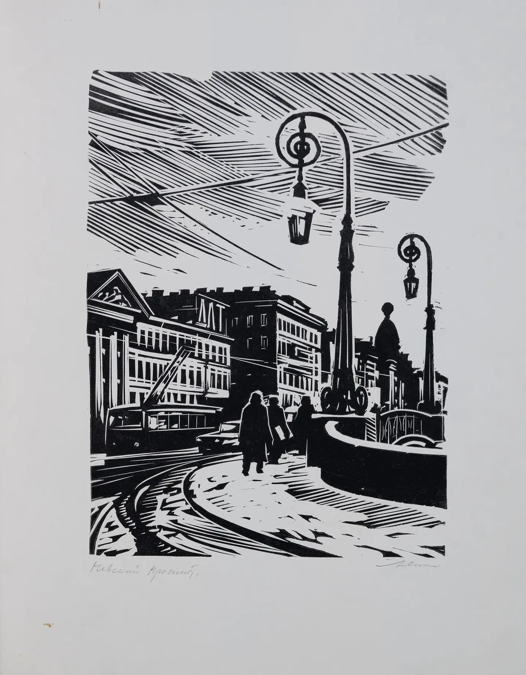 «Невский проспект», Ушин Андрей Алексеевич, художник, купить картину.