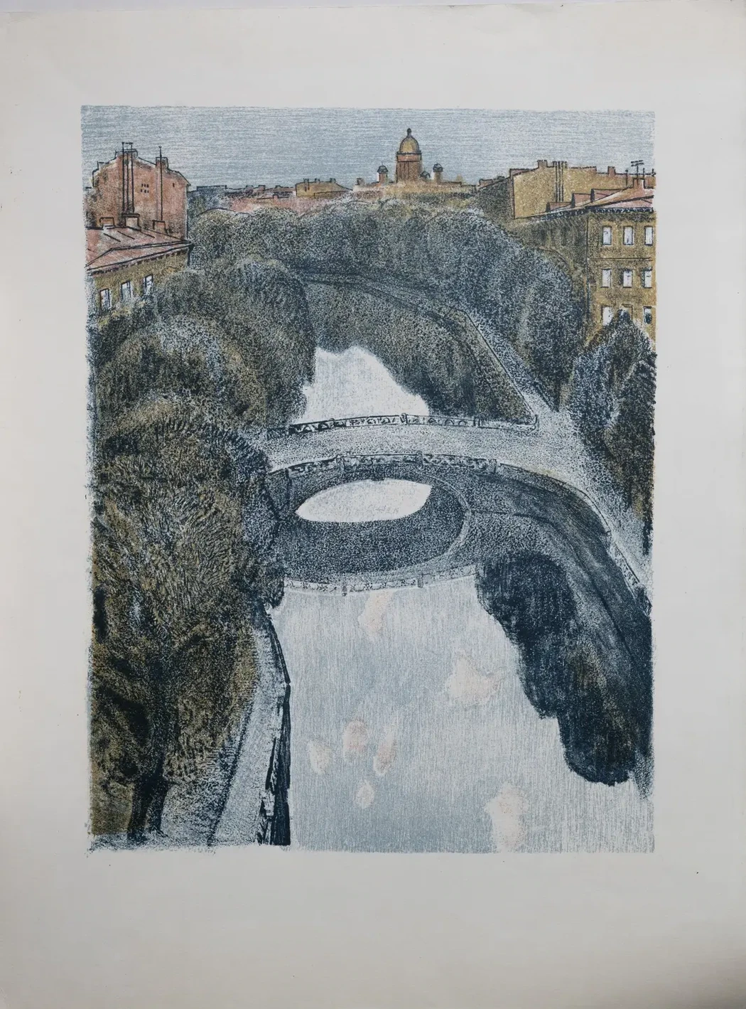 «Петербургский пейзаж», Н.Х., художник, купить картину.