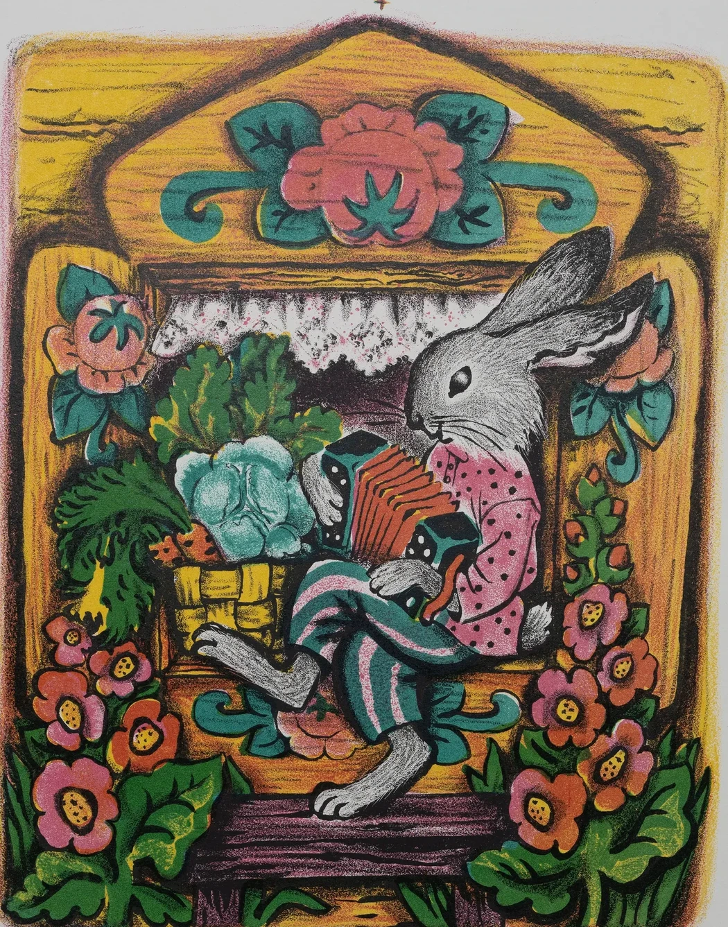 «Заяц», 1986 г, Эскараева Людмила Колдоровна, художник, купить картину.