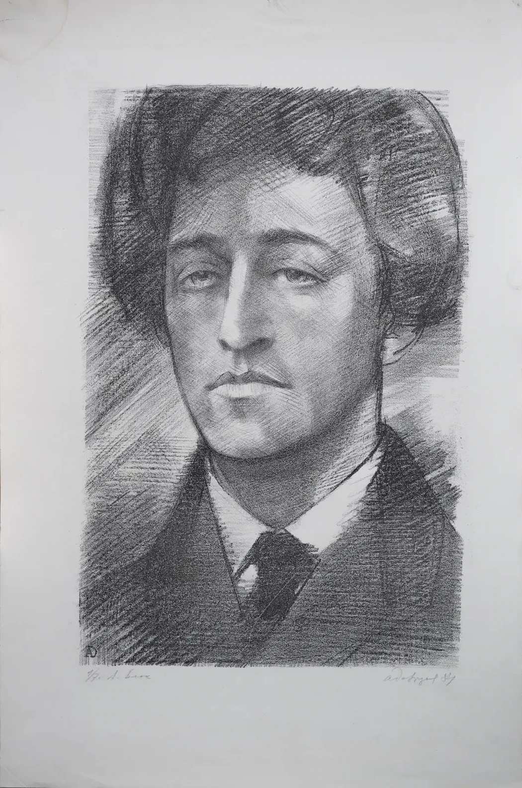 «Портрет А. Блока», 1981 г., Давыдов Анатолий Захарович, художник, купить картину.