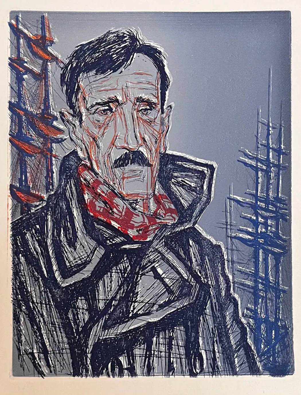 «А.С. Грин», Харшак Андрей Александрович, художник, купить картину, купить, работы, аукцион, графика, галерея ОПХ, Bidspirit, бидспирит, магазин