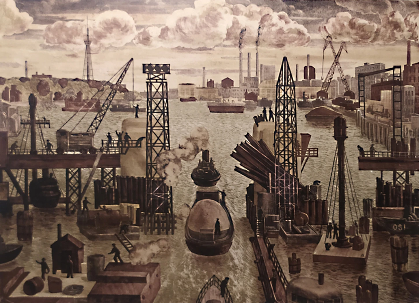 «Строительство моста», Вильнер В.С., 1984