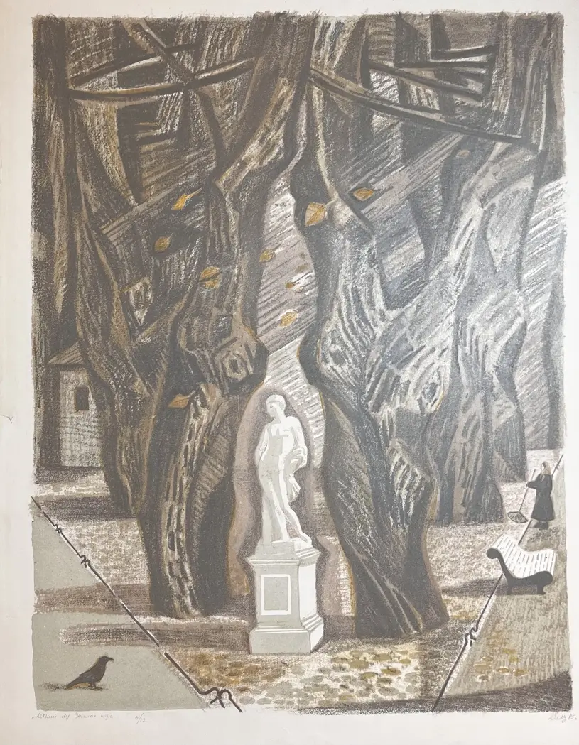 «Летний сад. Унылая пора», Давыдова Ольга Абовна, художник, купить картину.