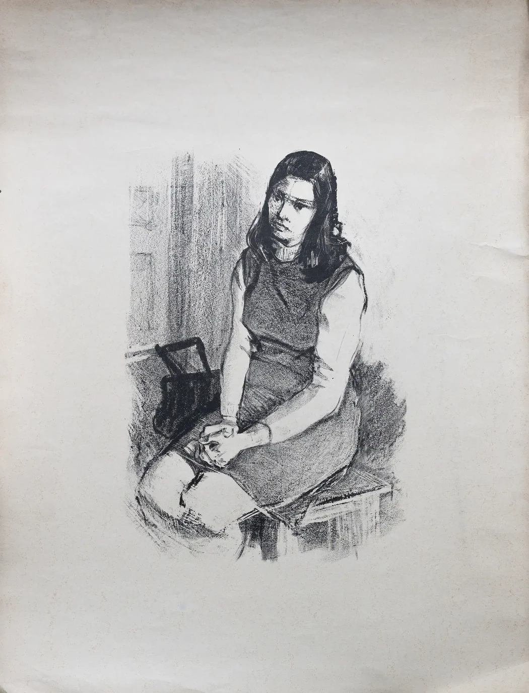 «Женский портрет», Н.Х., художник, купить картину.