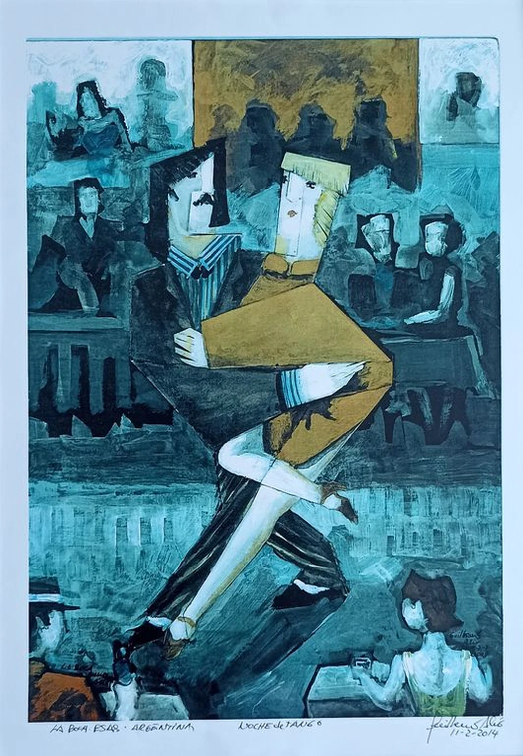 «Ла-Бока, Аргентина. Танго в кабаке» Guillermo Alio