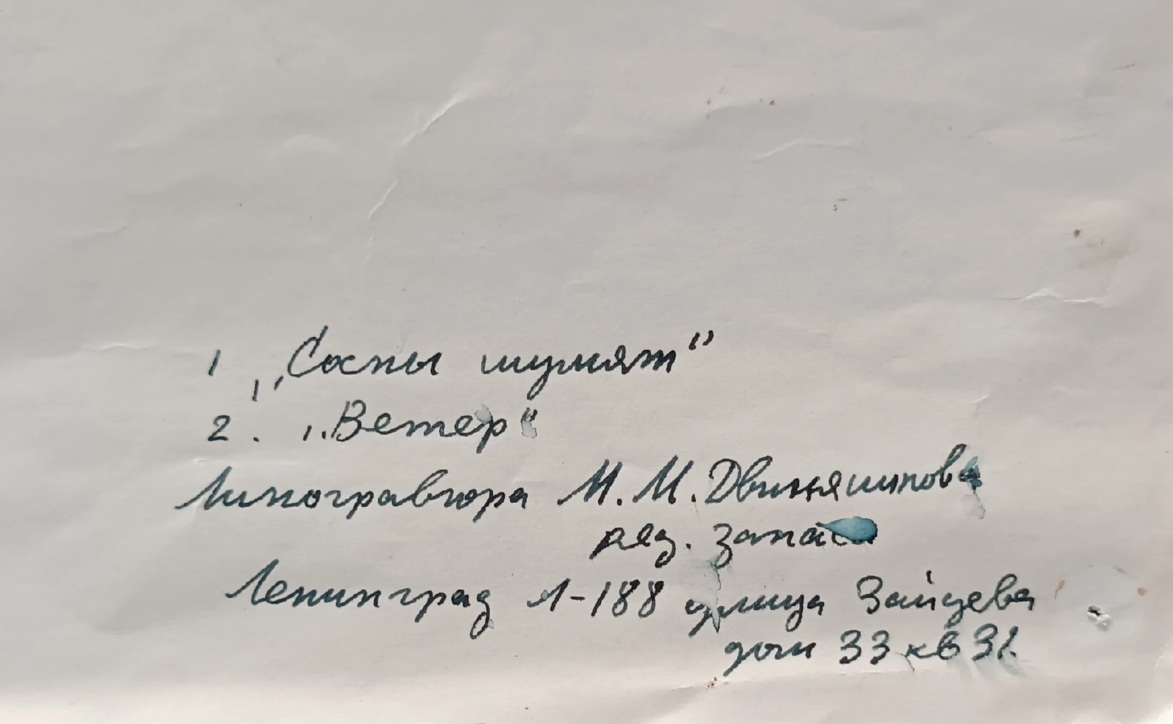«Сосны шумят»