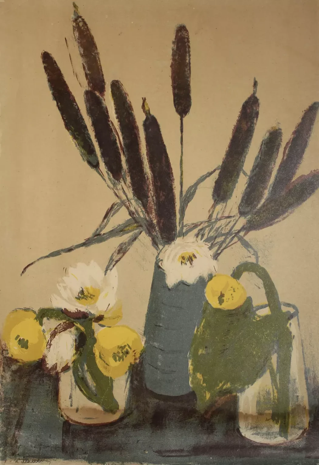 «Кувшинки», Масленникова Ирина Николаевна, художник, купить картину, купить, работы, аукцион, графика, галерея ОПХ, Bidspirit, бидспирит, магазин