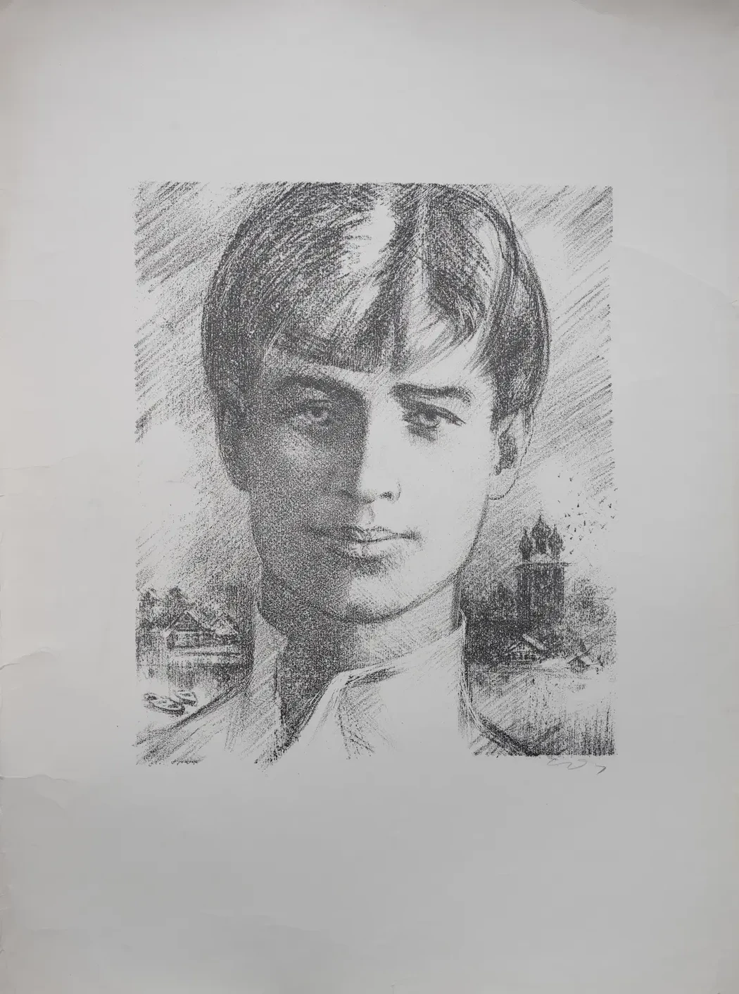 «Сергей Есенин», Давыдов Анатолий Захарович, художник, купить картину.