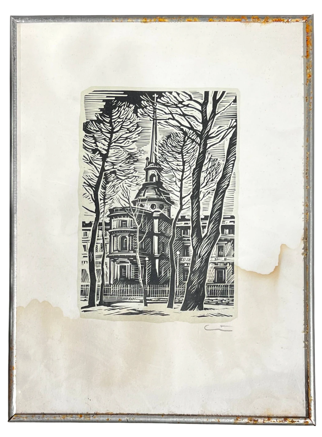 «Санкт-Петербург», Ушин Андрей Алексеевич, художник, купить картину, купить, работы, аукцион, графика, галерея ОПХ, Bidspirit, бидспирит, магазин