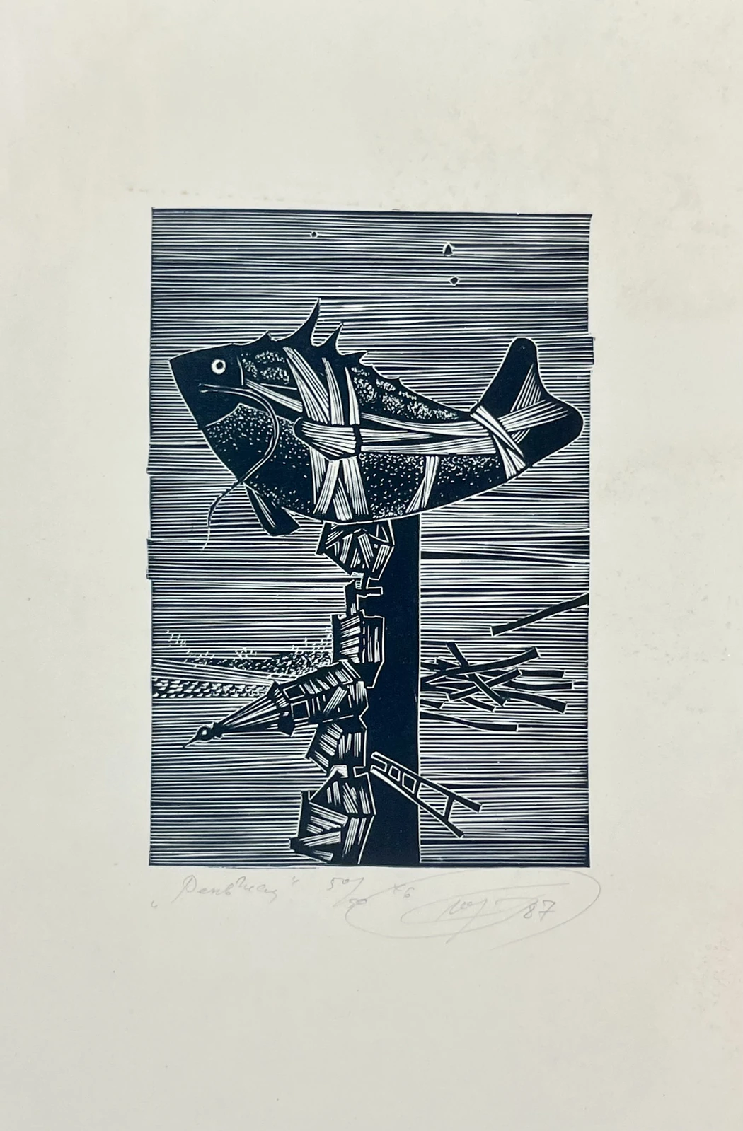 «Реквием», Н.Х., художник, купить картину, купить, работы, аукцион, графика, галерея ОПХ, Bidspirit, бидспирит, магазин