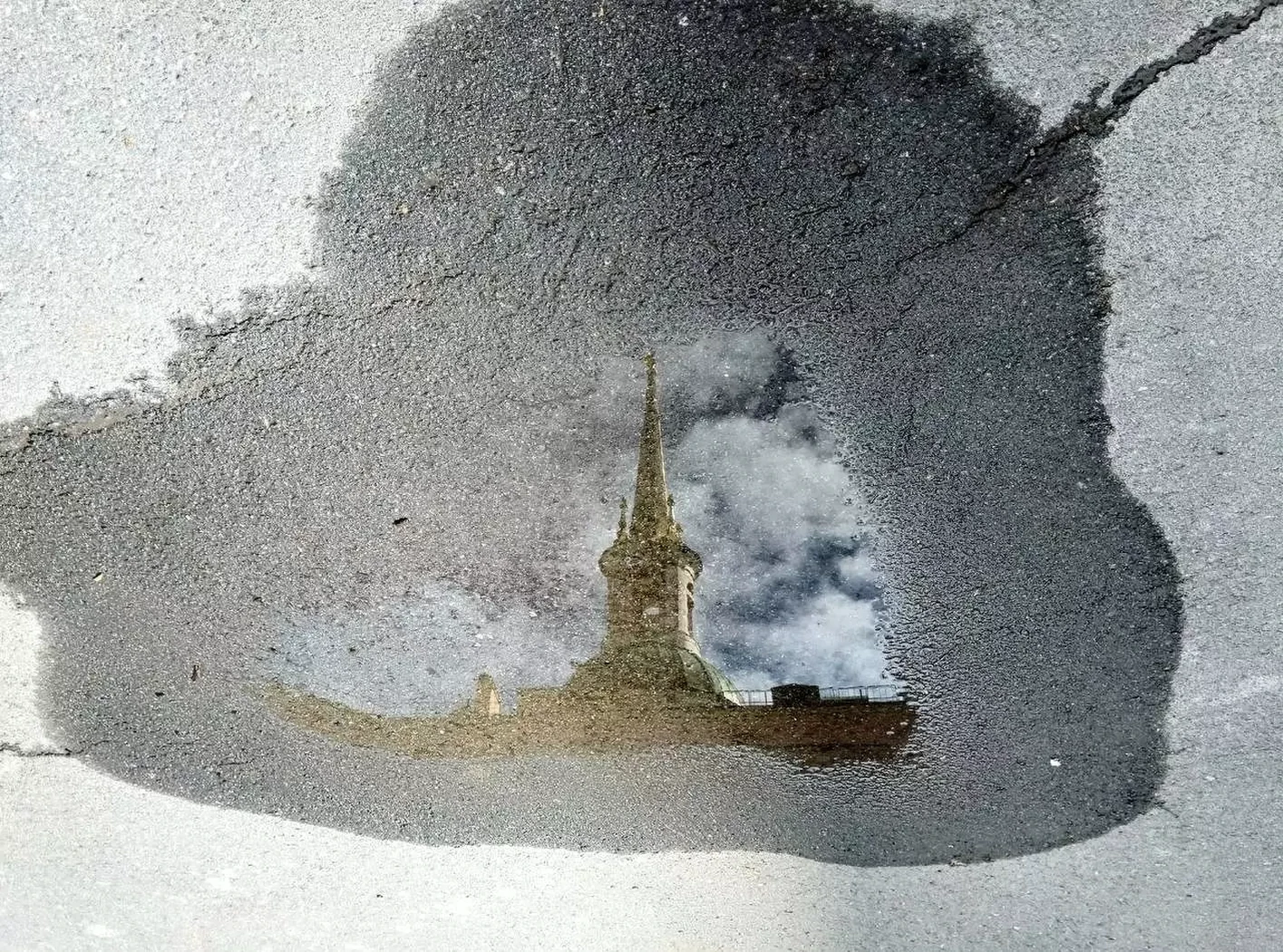 «Апрель. Михайловский замок», Надежда Козлова, фото, фотография, галерея ОПХ, выставка ЯТАКВИЖУ!