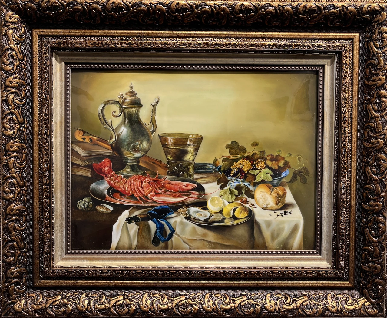 «Натюрморт с омаром», Аксенова У., 2018