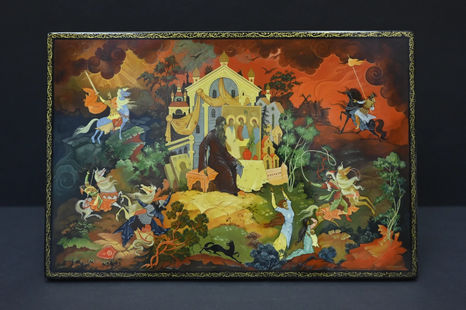 «Рублёв», Холуйская лаковая миниатюрная живопись, ВШНИ, СПб