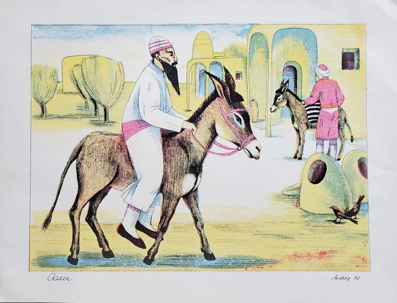 «Ослы», Алексеева Марина Васильевна, художник, купить картину

