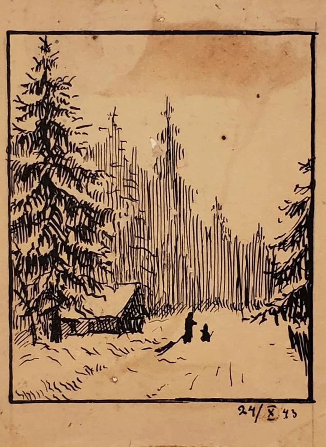 «Зима, за дровами»