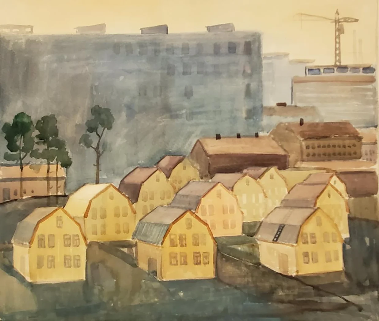 «Новостройка», Авдышев Алексей Иванович, художник, купить картину