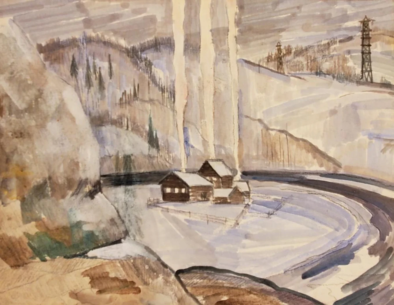 «Морозный день», Авдышев Алексей Иванович, художник, купить картину