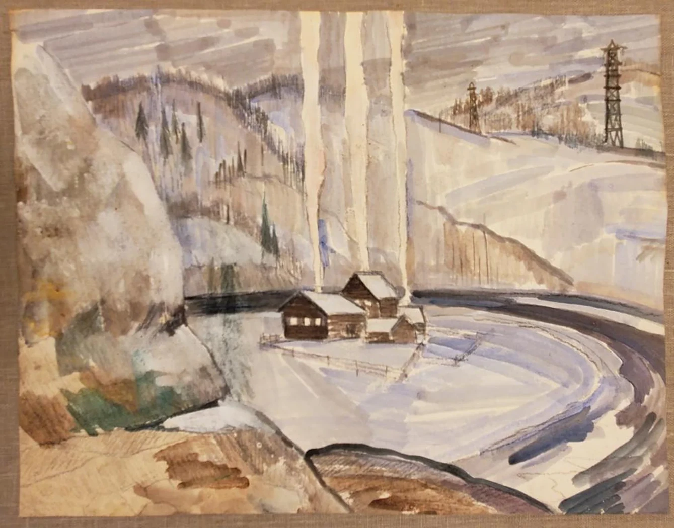 «Морозный день», Авдышев Алексей Иванович, художник, купить картину