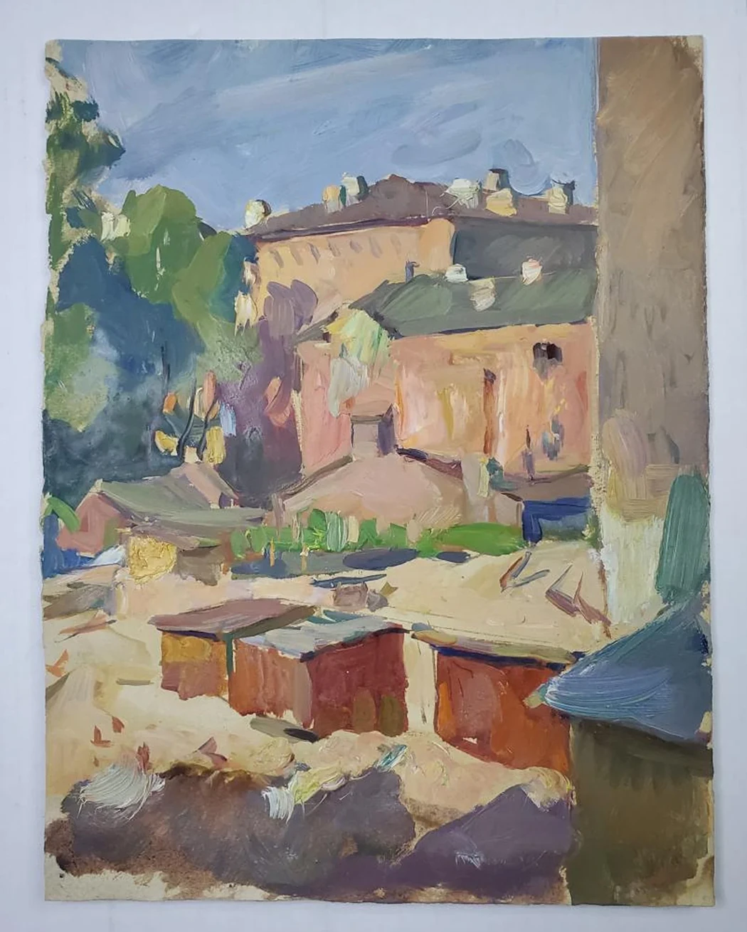 «Городской пейзаж», Альберти Пётр Филиппович, художник, купить картину