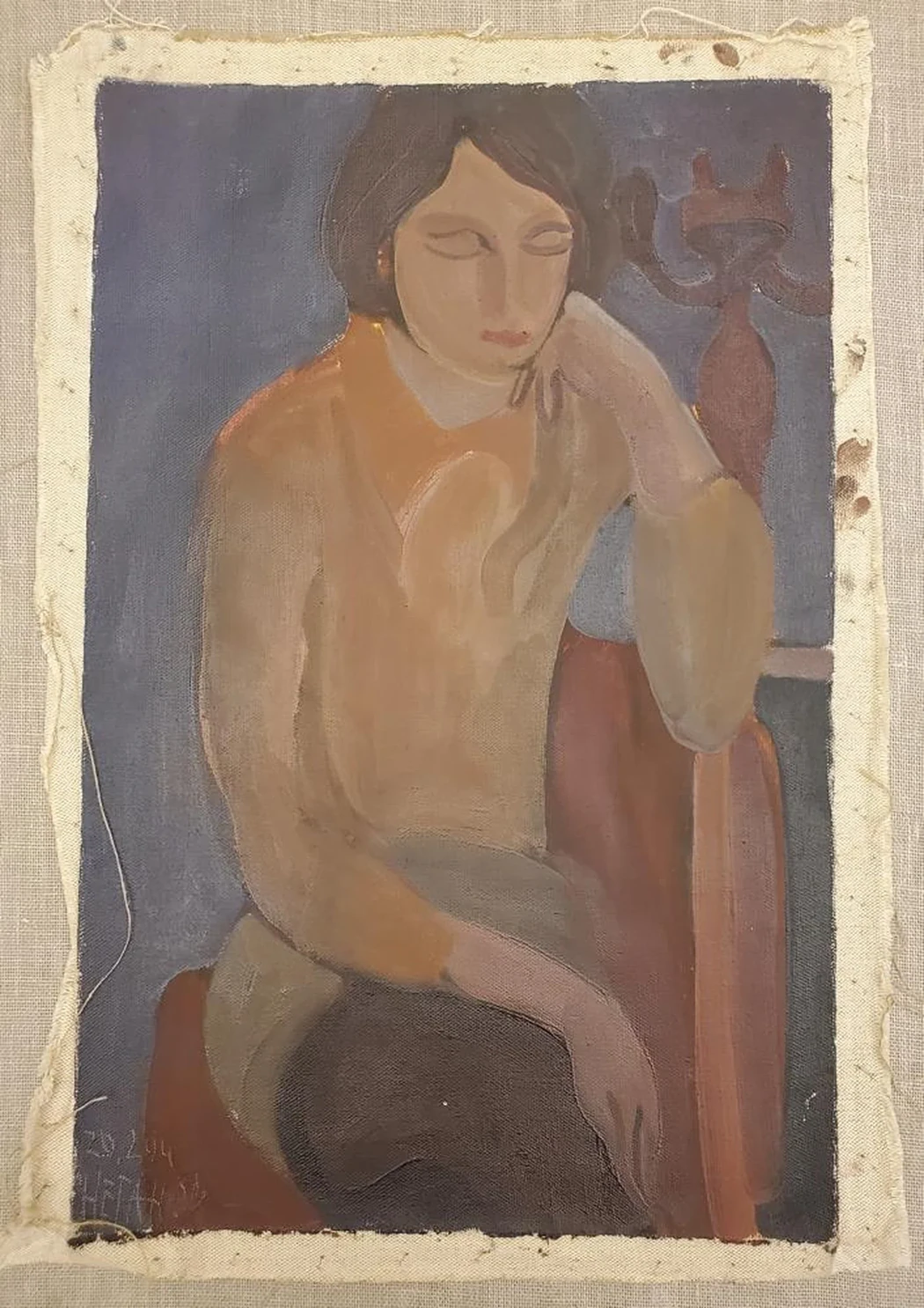 «Девушка и подсвечник»