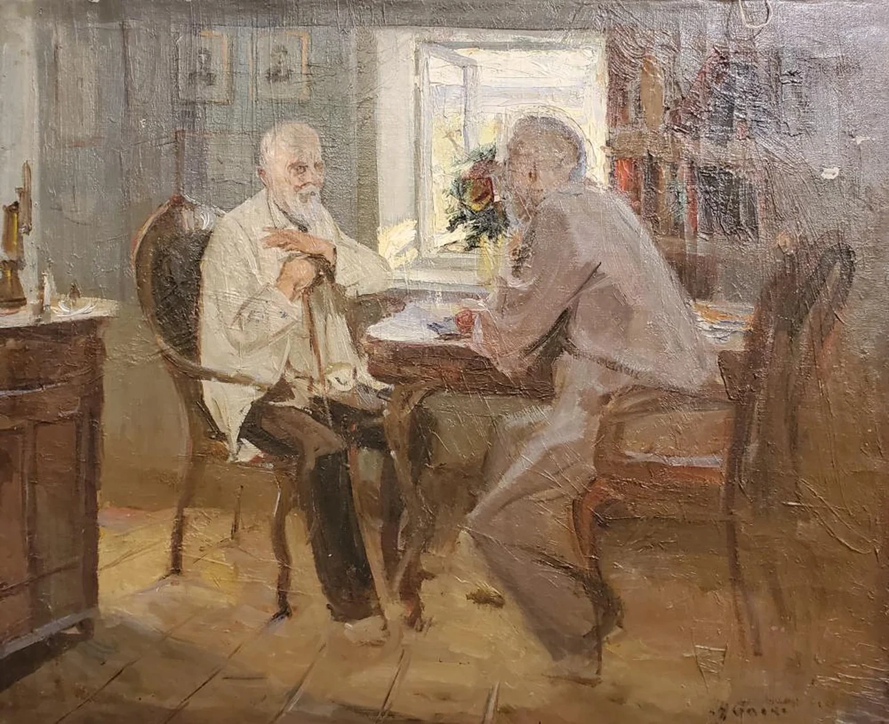 «Беседа», Баскаков Николай Николаевич, художник, купить картину