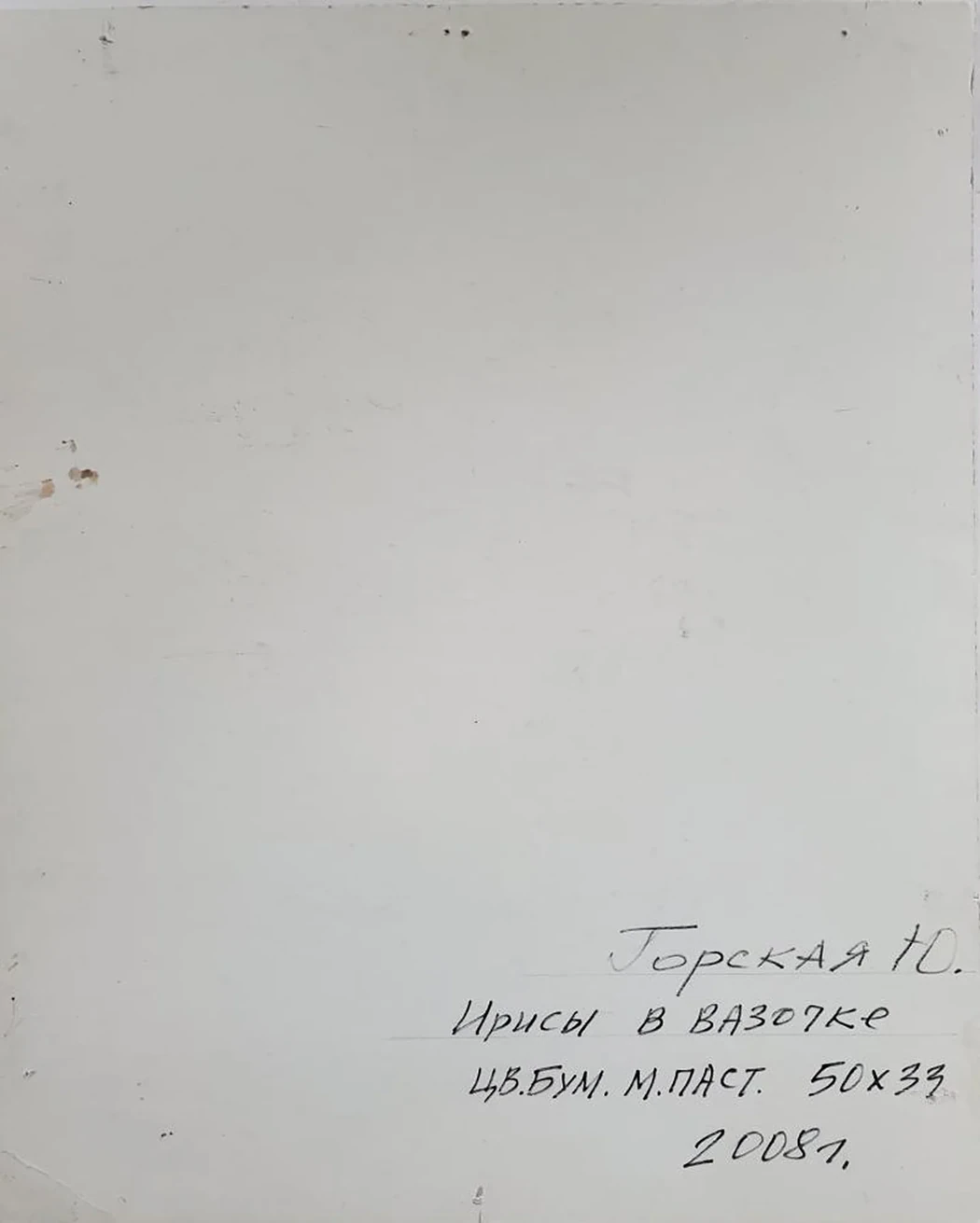 «Ирисы в вазочке»