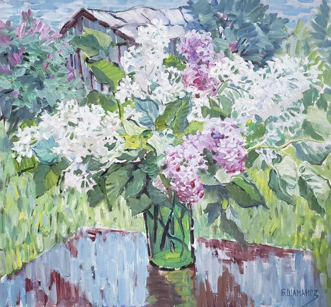 «Сирень. Дождь»