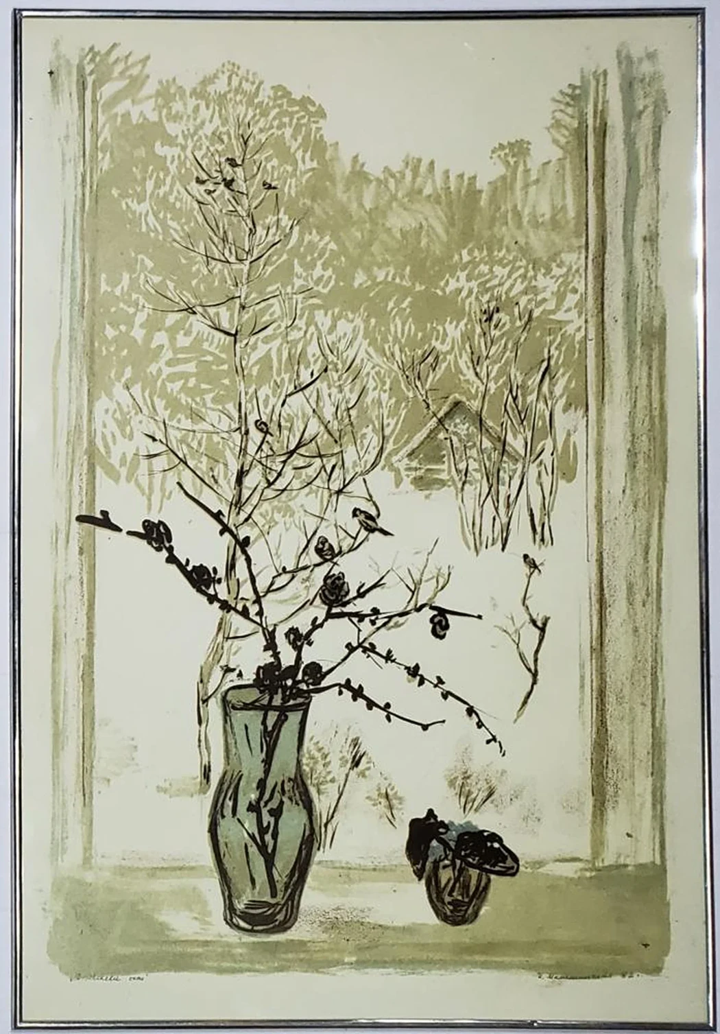 «Натюрморт», Масленникова Ирина Николаевна, художник, купить картину, купить, работу, графика, аукцион, галерея ОПХ, бидспирит, Bidspirit, натюрморт