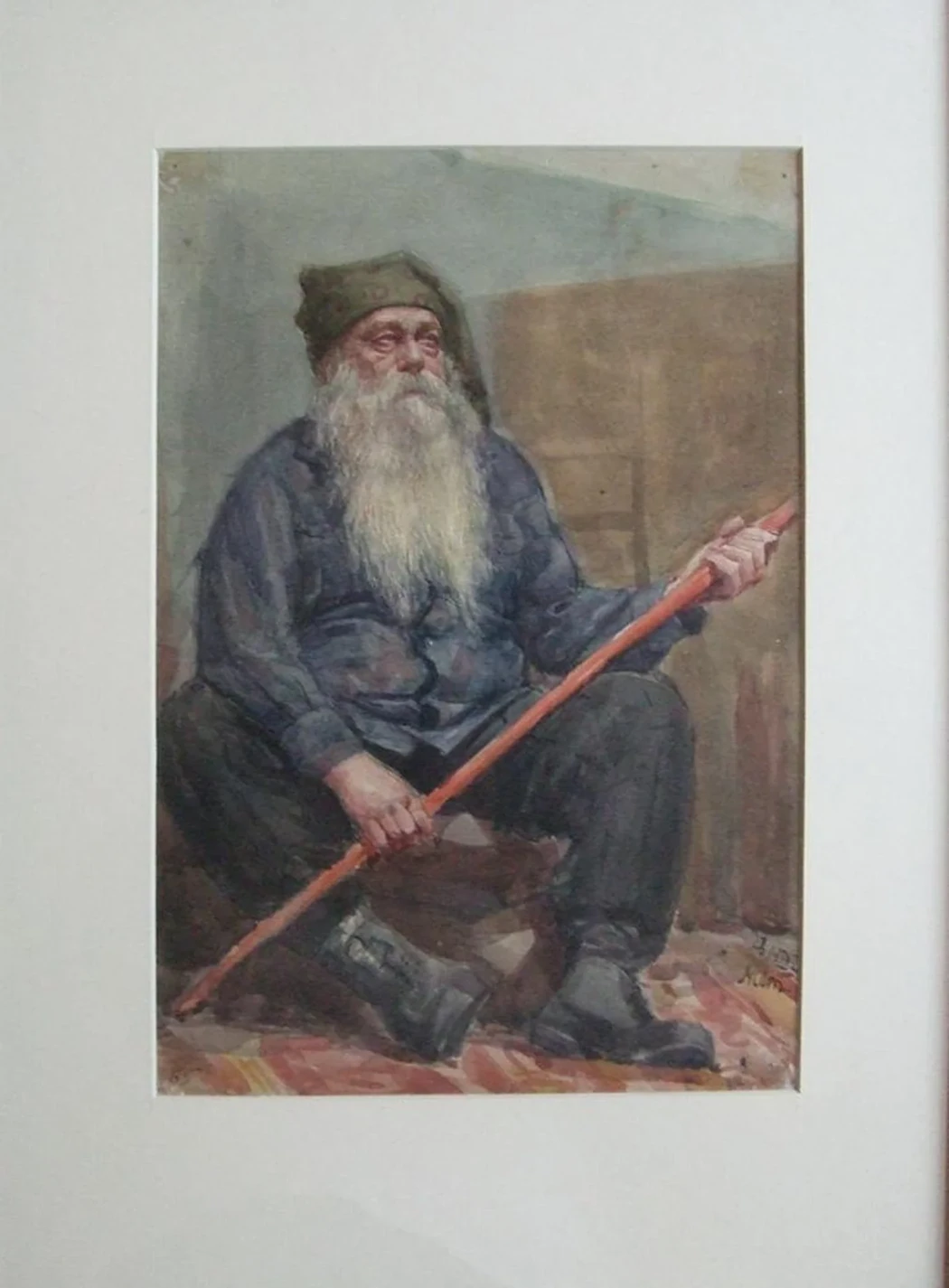 «Старик с палкой»