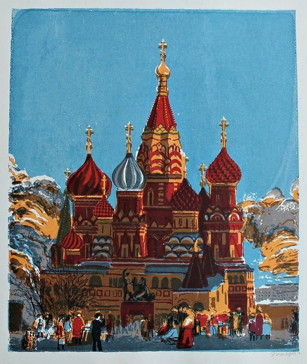 «Храм Василия Блаженного», Айххорн Роман Эрихович, художник, купить картину